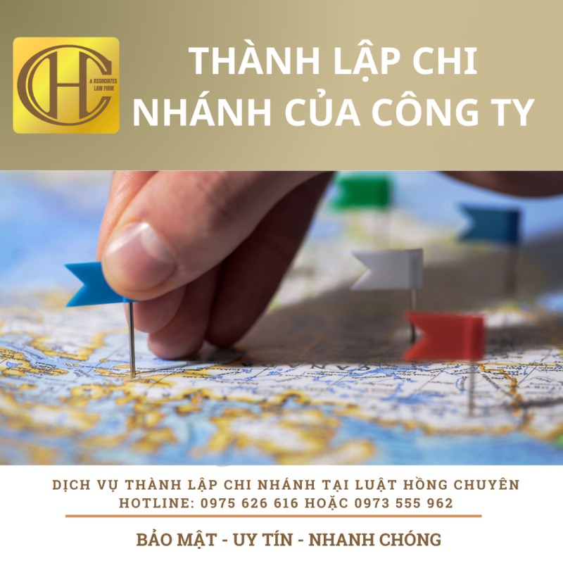 THÀNH LẬP CHI NHÁNH CÔNG TY