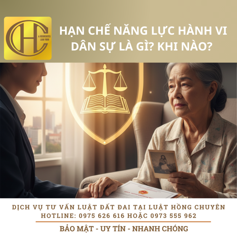 HẠN CHẾ NĂNG LỰC HÀNH VI DÂN SỰ