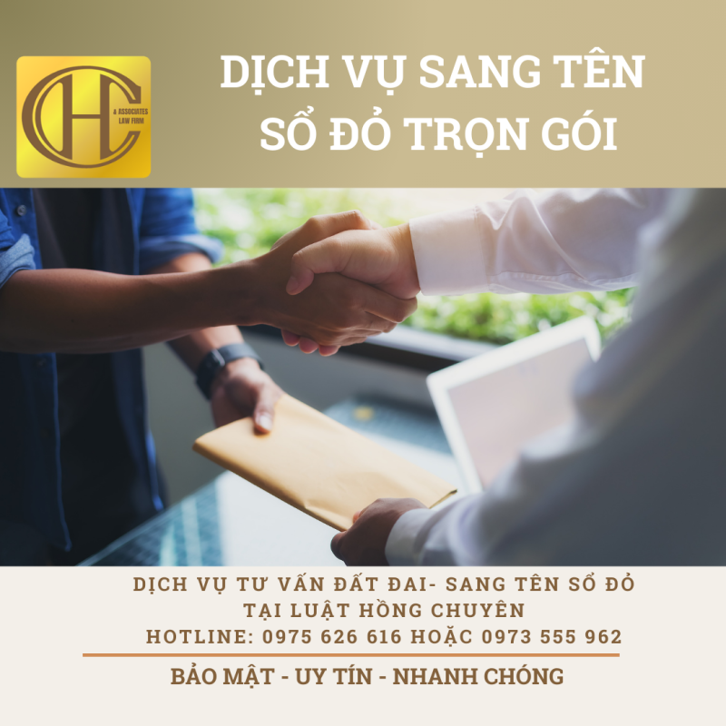 Sang tên sổ đỏ trọn gói