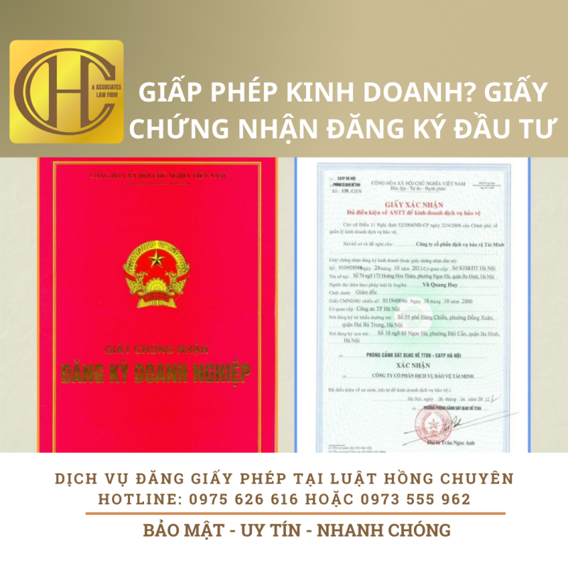 GIẤY PHÉP KINH DOANH LÀ GÌ? GIẤY PHÉP KINH DOANH VÀ GIẤY CHỨNG NHẬN ĐĂNG KÝ ĐẦU TƯ